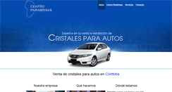 Desktop Screenshot of centroparabrisas.com